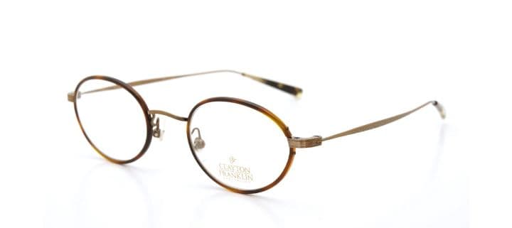 CLAYTON FRANKLIN 559 BR メガネ
