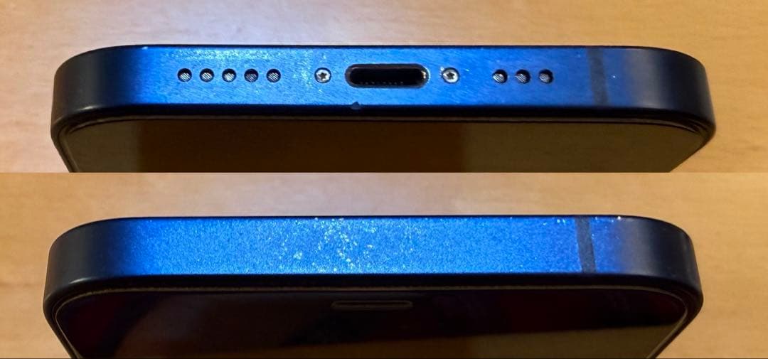 iPhone 13 256GB フィルム付き Lightning端子不良