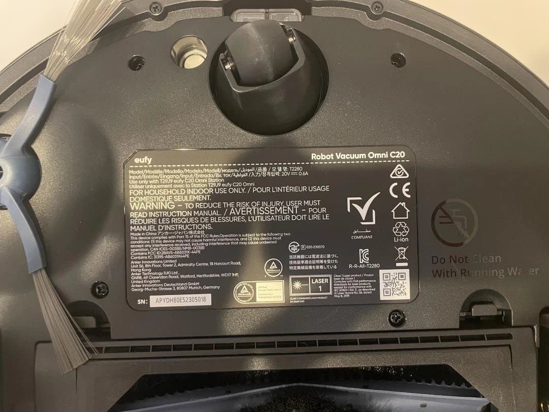 ほぼ未使用 Anker Eufy Robot VacuumOmniC20_153