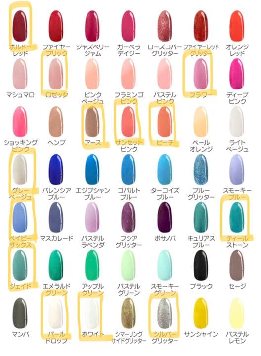 ソルースジェル ネイルポリッシュ