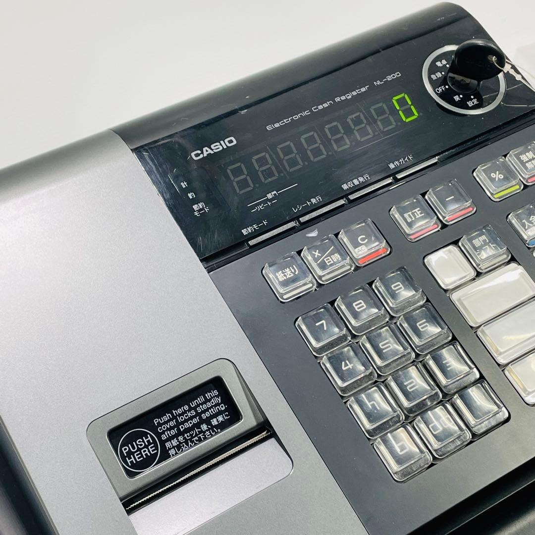 CASIO カシオレジスタ NL-200 キャッシュボックス ブラック