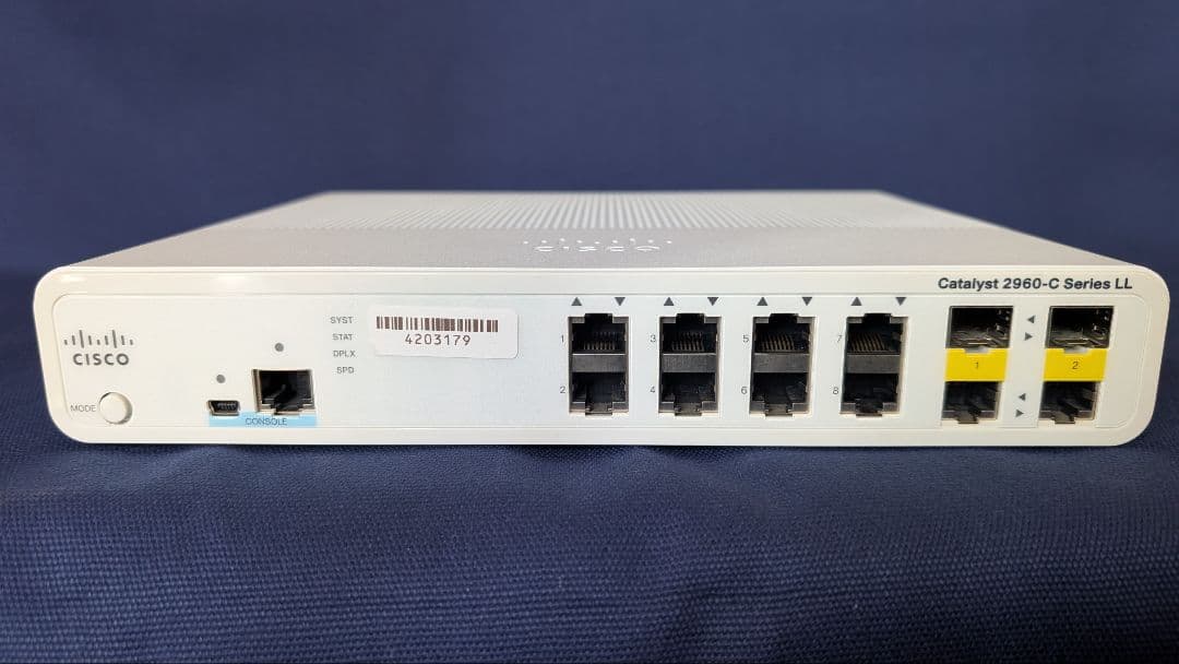 【インボイス対応】CISCO C891F、C2960　静音タイプ　6台セット
