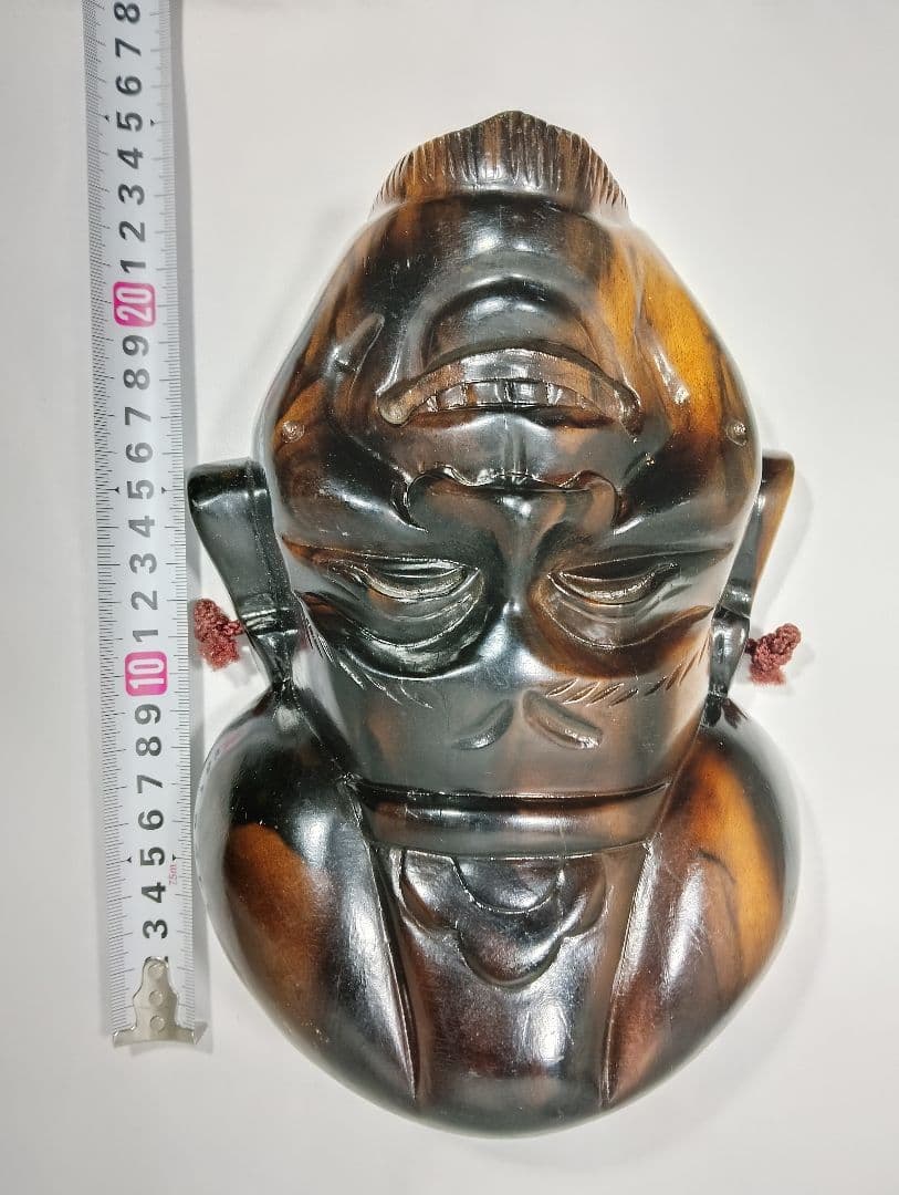 木製大黒天風面