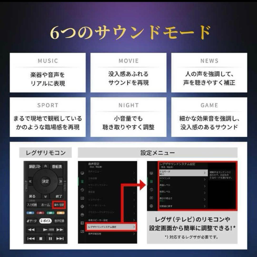 REGZAレグザRA-B500 3.1.2ch サウンドシステム サウンドバー