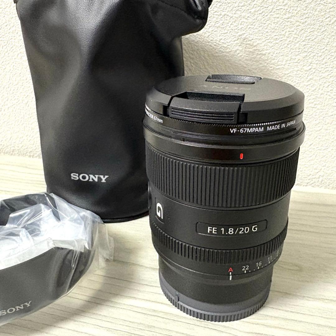 Sony FE 20mm F1.8 G レンズ