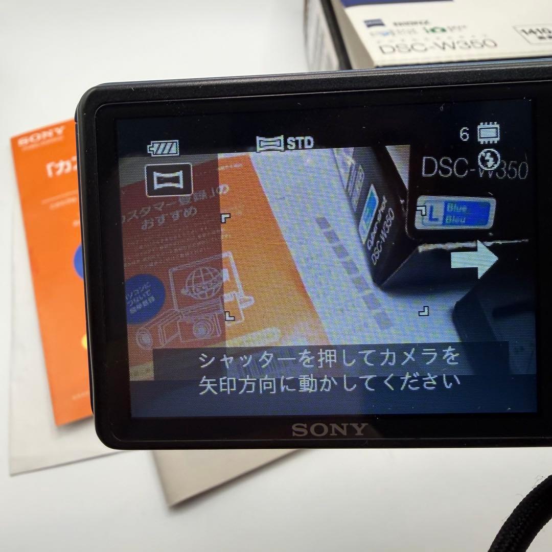 動作品 Sony Cyber-shot DSC-W350 デジカメ 箱付き