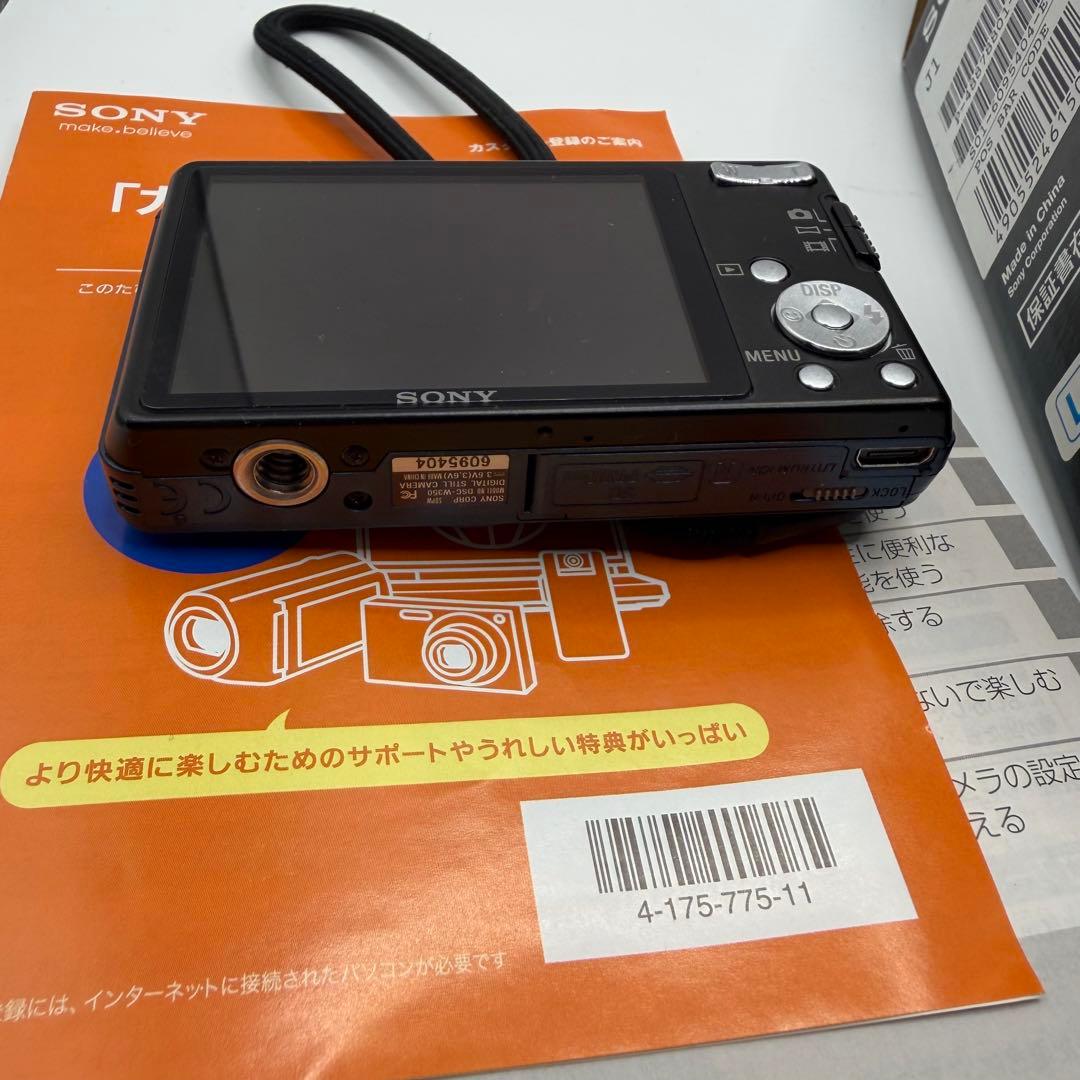 動作品 Sony Cyber-shot DSC-W350 デジカメ 箱付き