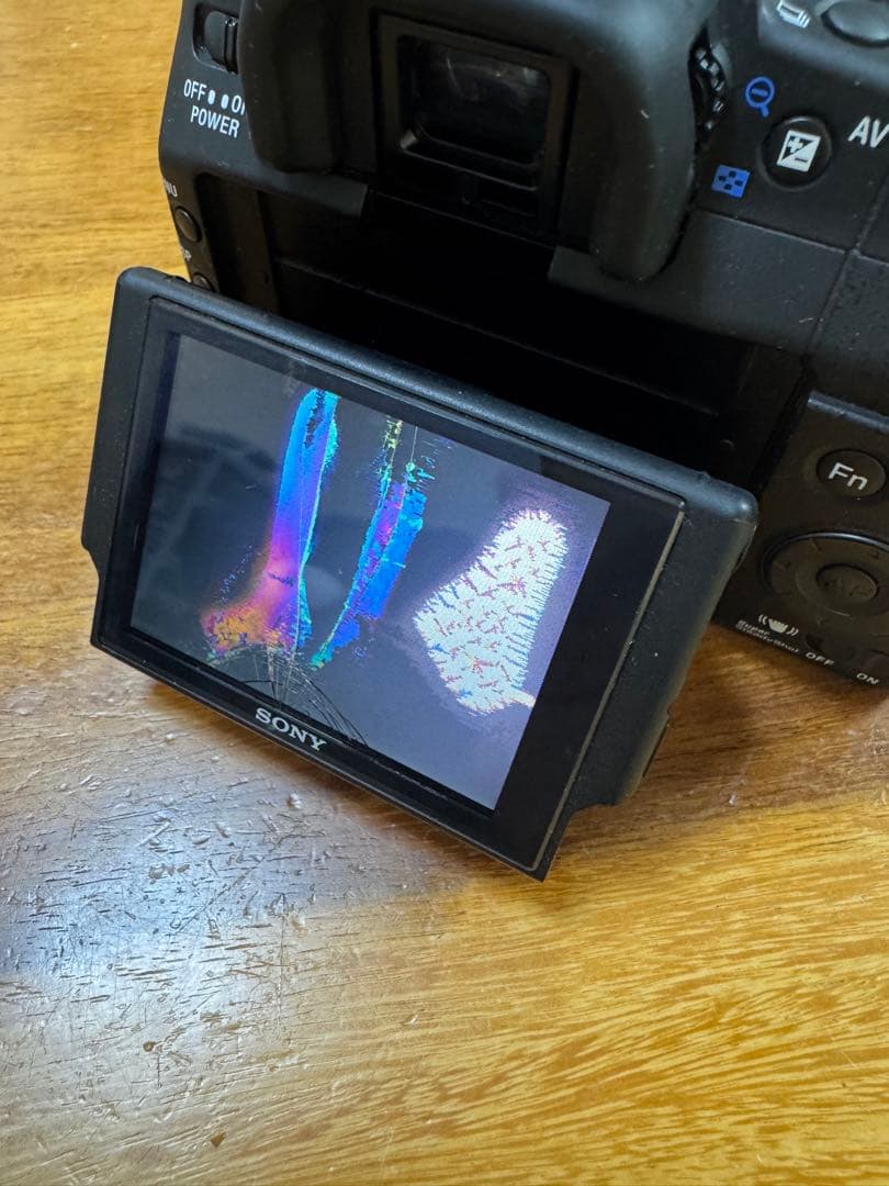 【一応美品】Sony α350 動作品 CCDセンサー　液晶破損