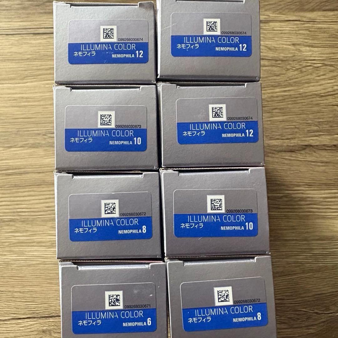 イルミナカラー　ネモフィラ　8本セット
