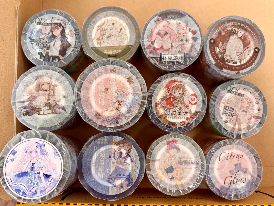 【8】✨️新品12本✨️ 海外マスキングテープ まとめ売り 人物 海外マステ