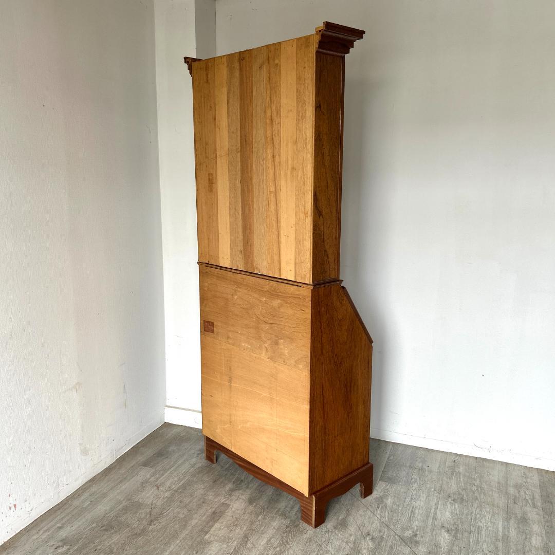 イギリス アンティーク家具 ビューローブックケース　机 1950年頃 023B