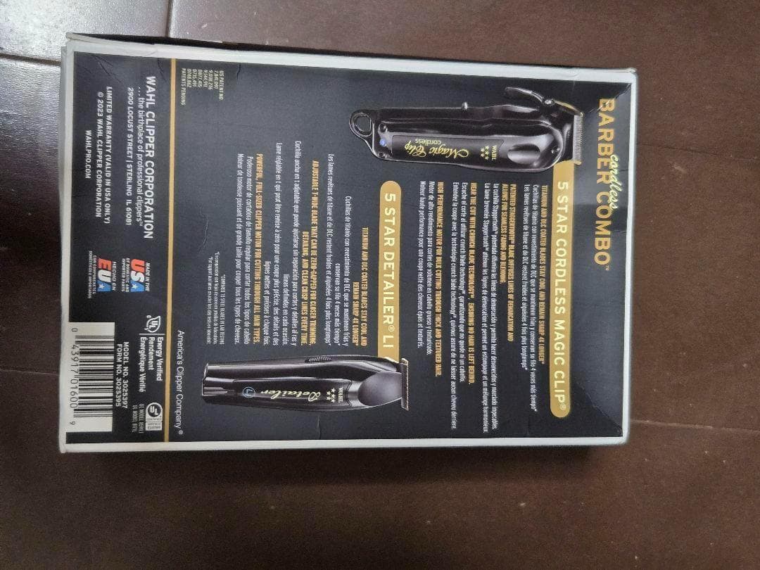 WAHL MagicClip Clipper&Detailer ブラック@,7@