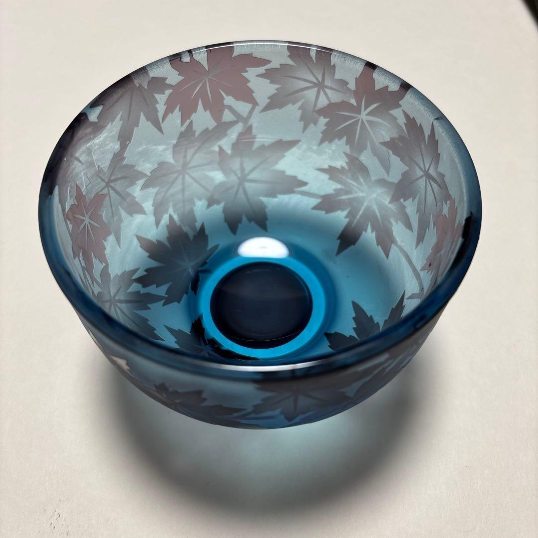 手作りガラスの茶道具抹茶茶碗