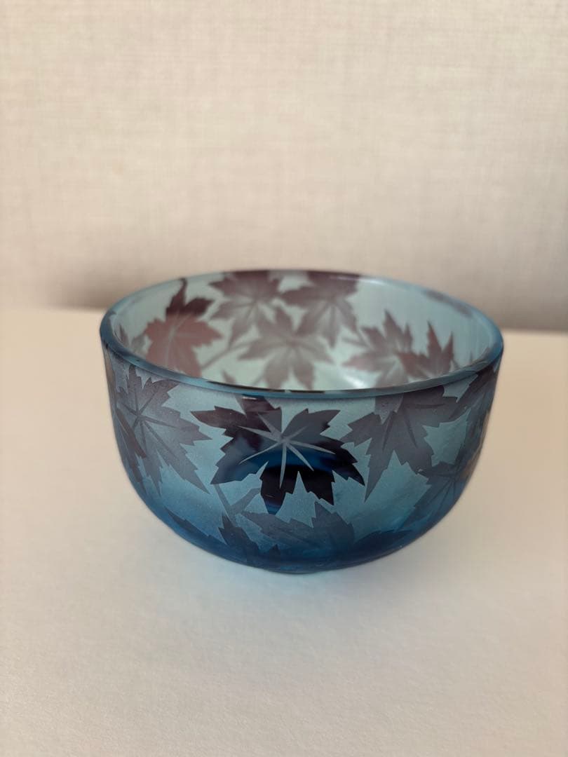 手作りガラスの茶道具抹茶茶碗
