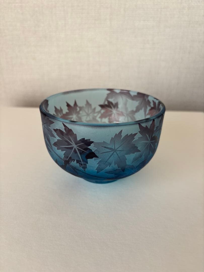 手作りガラスの茶道具抹茶茶碗