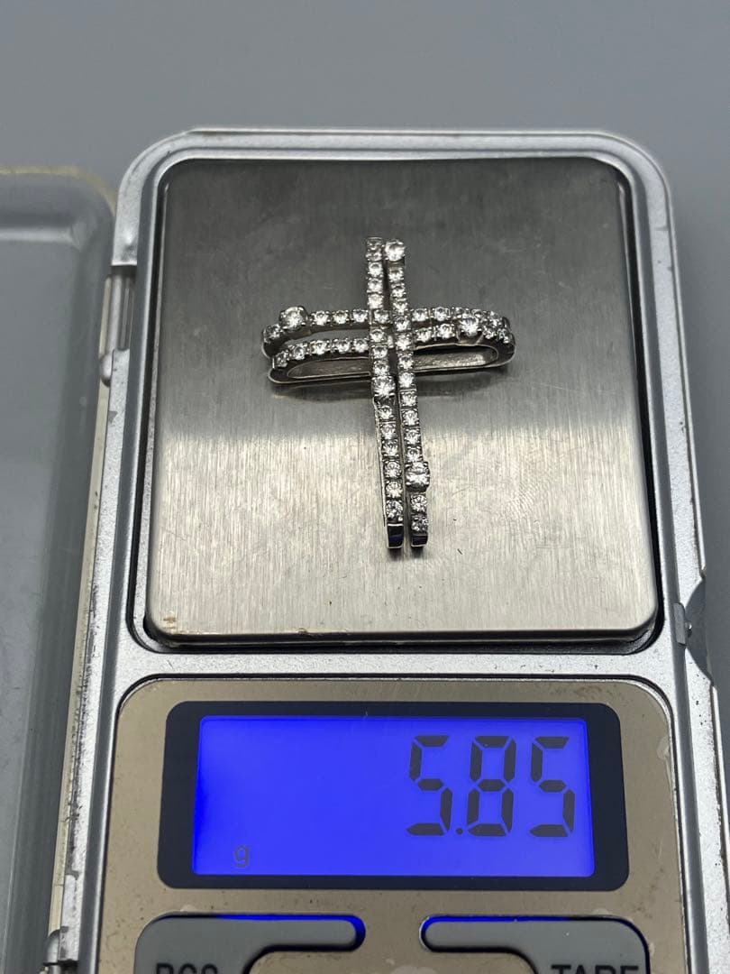 K14 金　585 十字架　ペンダント　ネックレストップ