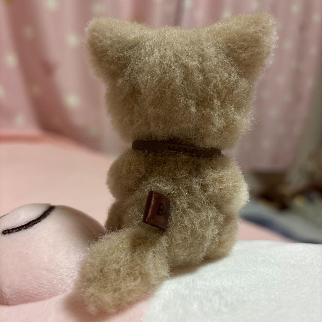 SakuBear ハンドメイド　ぬいぐるみ　テディ　オオカミ