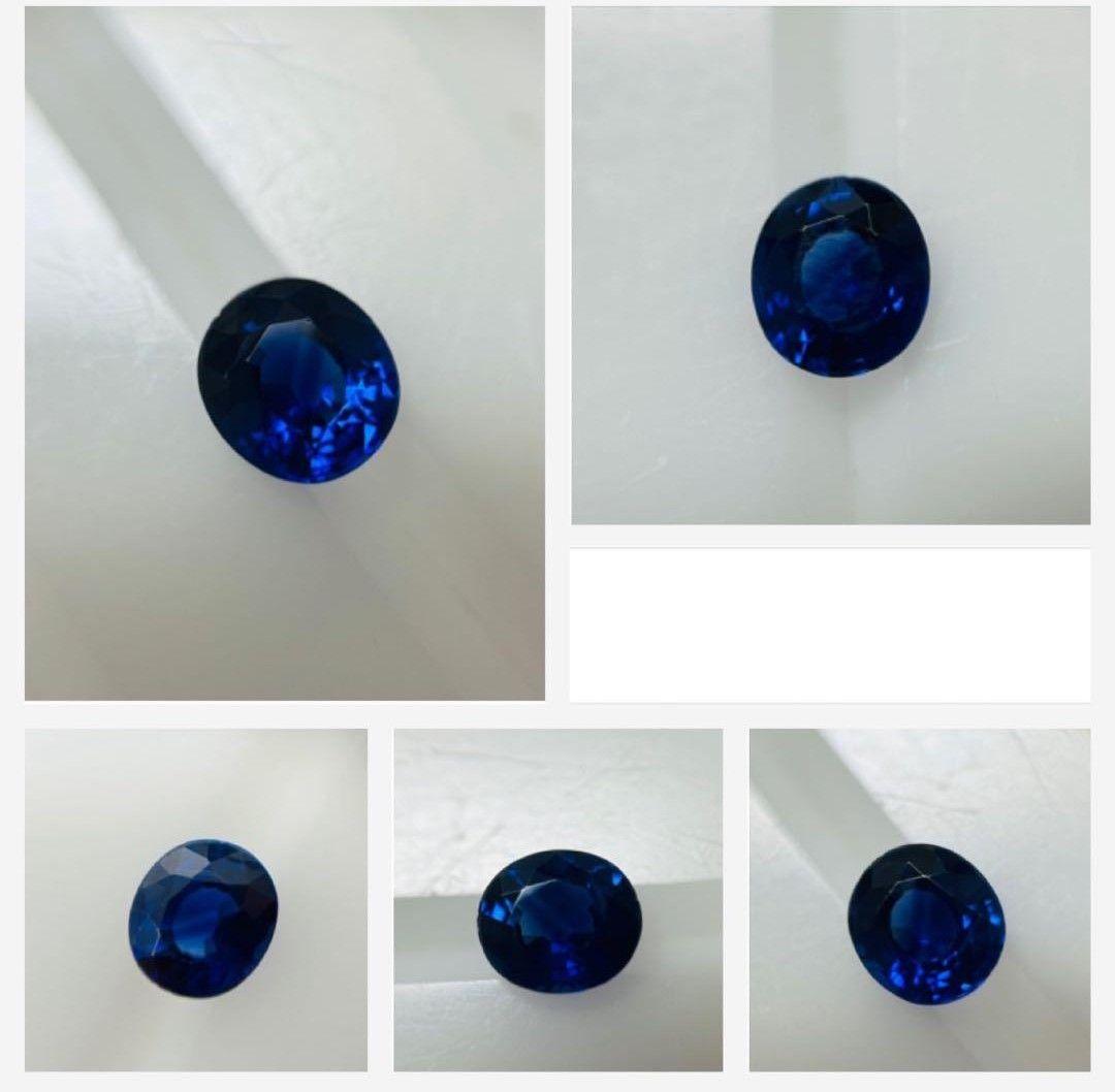 コーンフラワー天然ブルーサファイア　0.534ct ルース