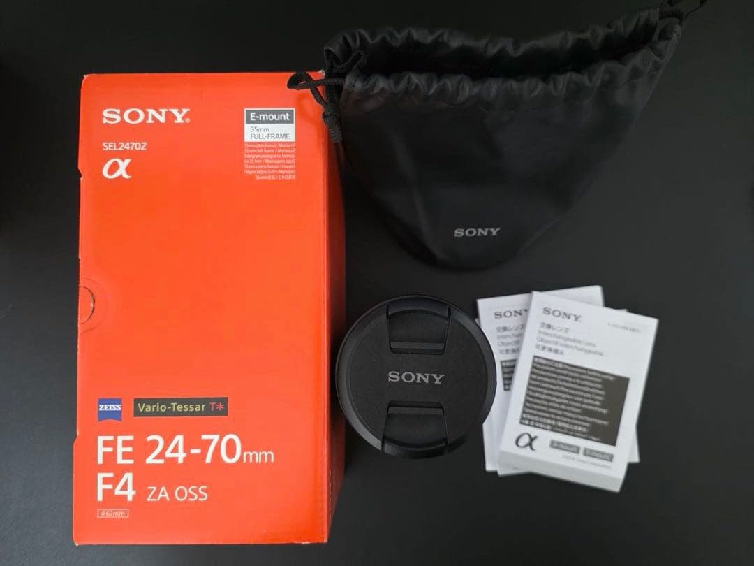 SONY FE 24-70mm F4 ZA OSS ズームレンズ 元箱付き
