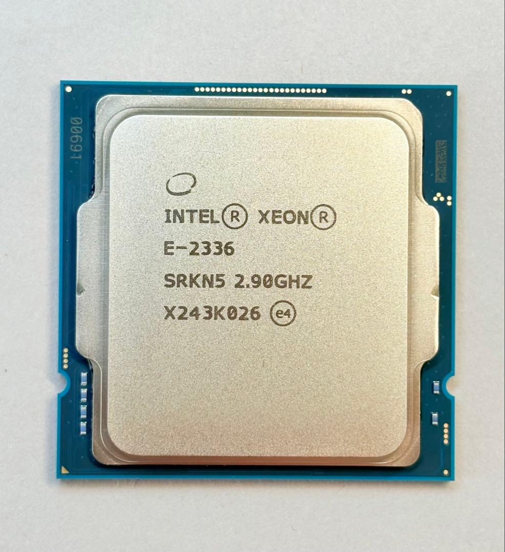 高性能CPU★AVX512対応★Intel Xeon E-2336