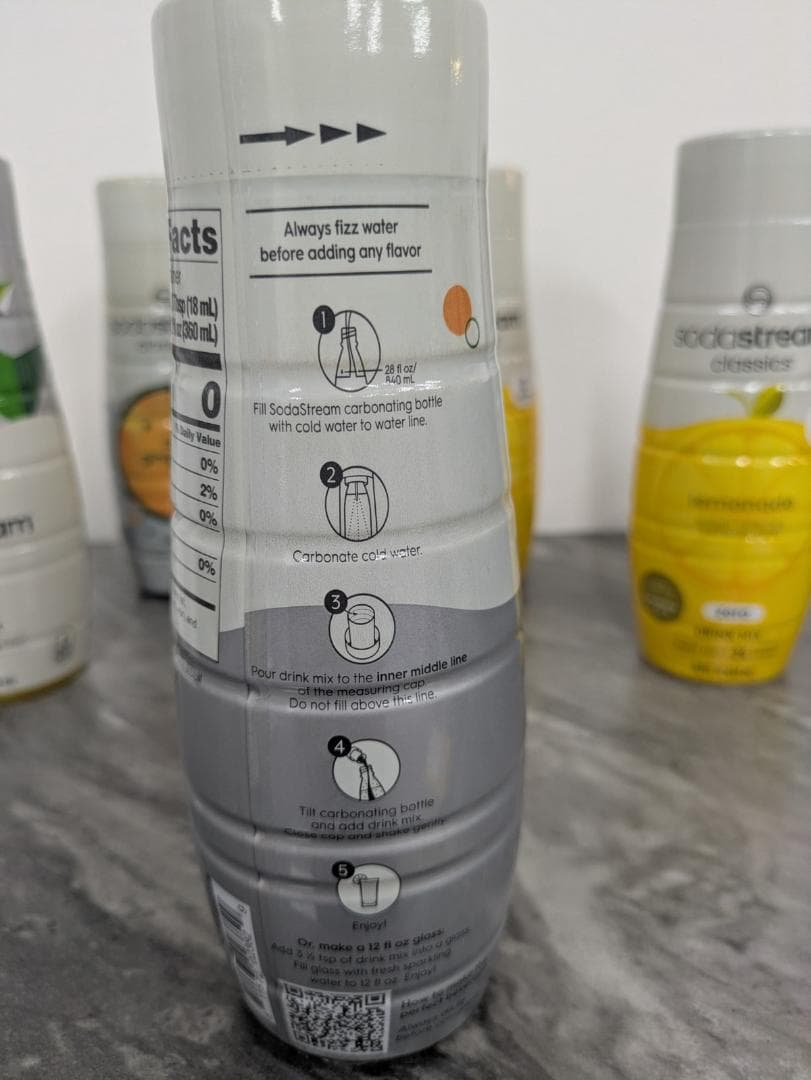 SodaStream ドリンクシロップ　5本セット