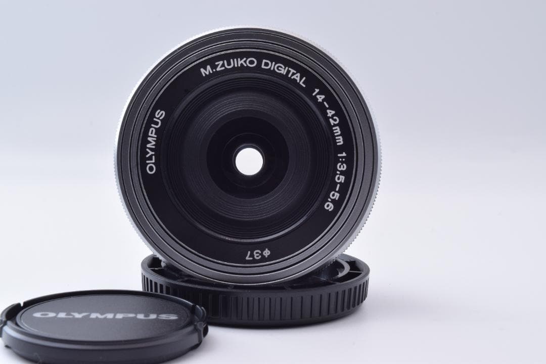 #50b オリンパス 電動パンケーキ ズームレンズ 14-42mm EZ