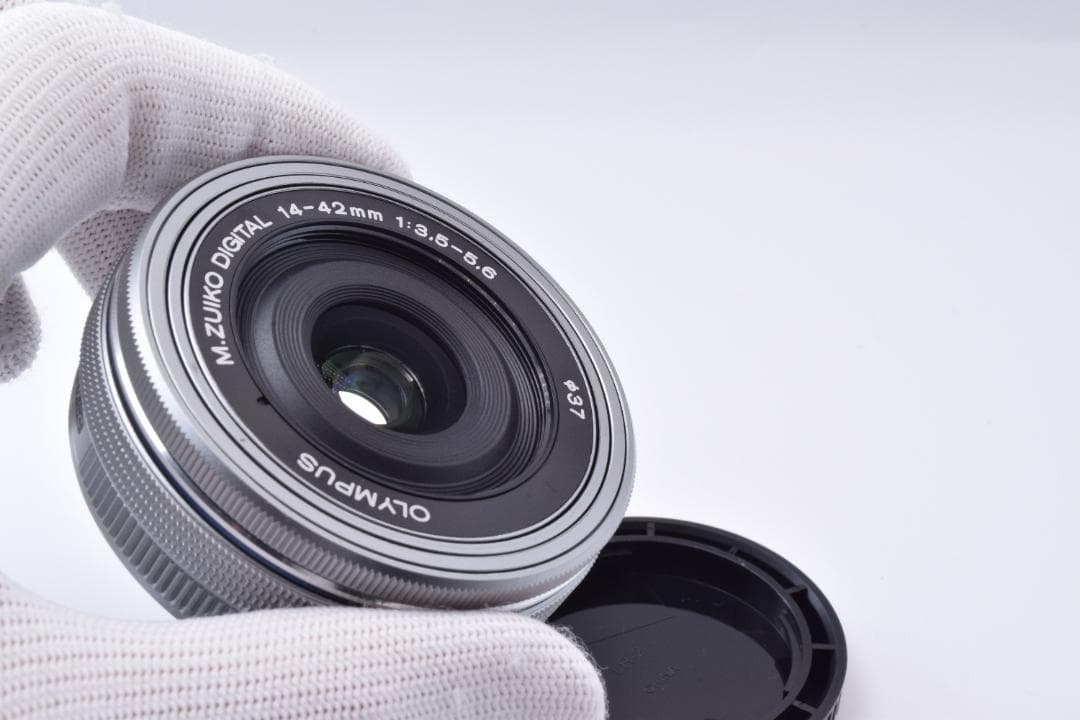 #50b オリンパス 電動パンケーキ ズームレンズ 14-42mm EZ