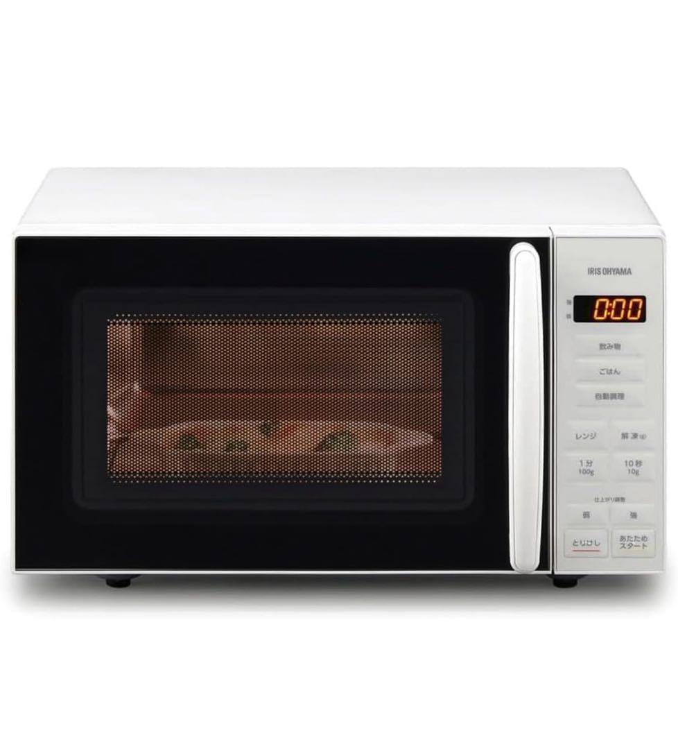 アイリスオーヤマ 2024年製　ほぼ新品　電子レンジ　ホワイト