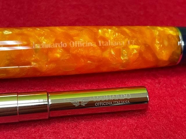 未使用品 レオナルド 万年筆 モーメントゼロ トラモントCT 14K F 即送