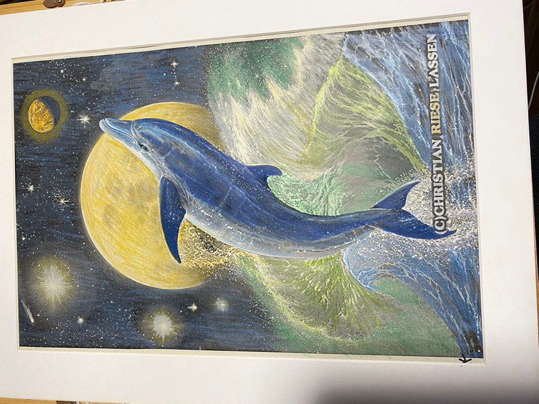 ラッセンのムーンダンサーの模写
