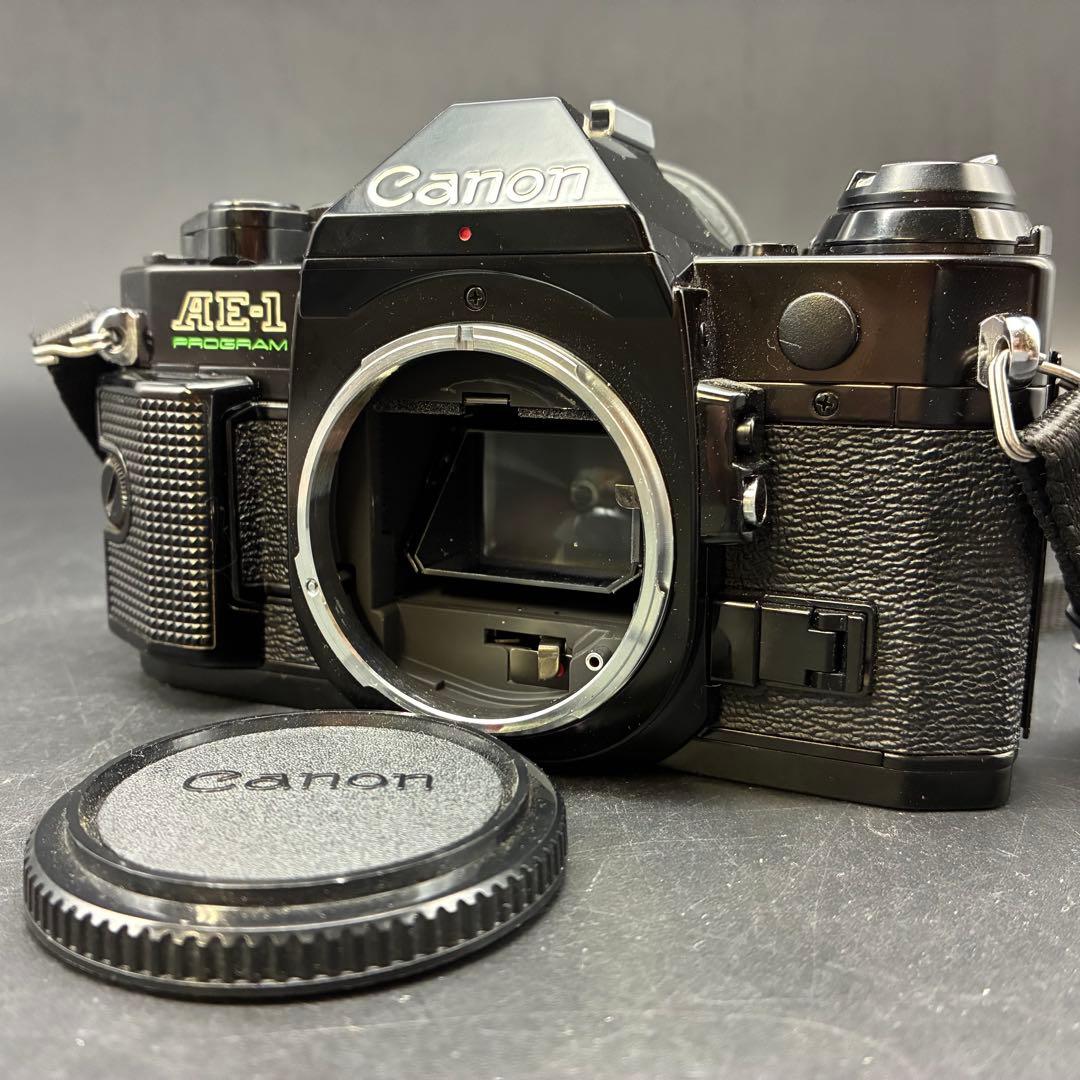 ★良品★Canon AE-1 program 一眼レフフィルムカメラ　説明書付き