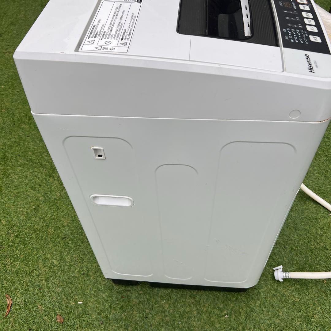 【横浜市内配達】ハイセンス 簡易乾燥機能付 洗濯機 5.5kg HW-T55A