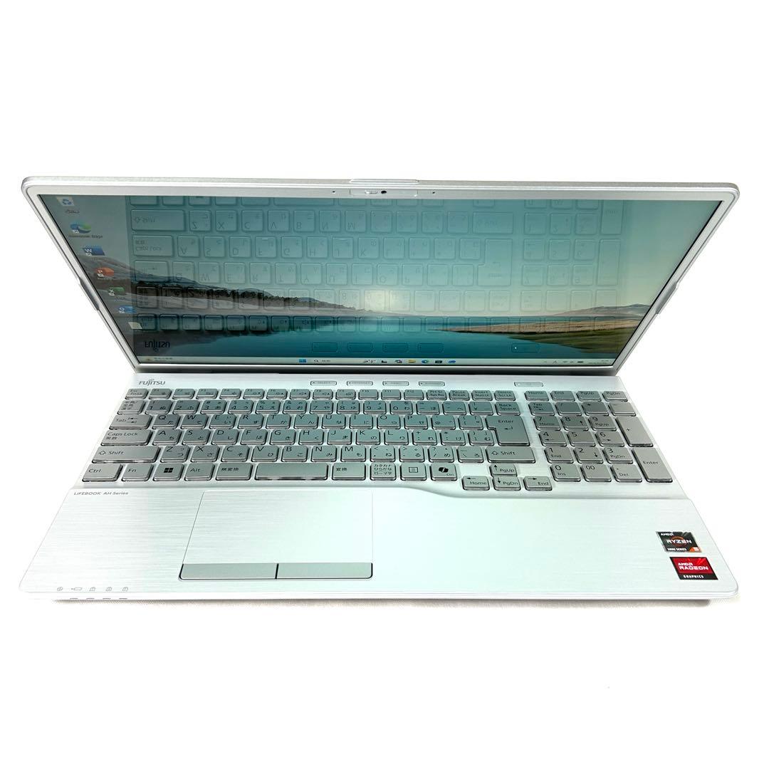 超美品 富士通 LIFEBOOK AH450/JA バッテリー新品同等 DVD