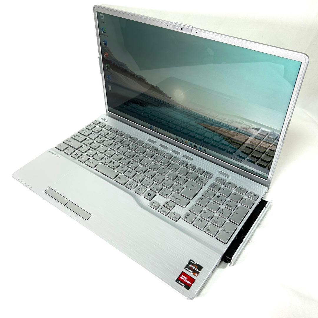 超美品 富士通 LIFEBOOK AH450/JA バッテリー新品同等 DVD