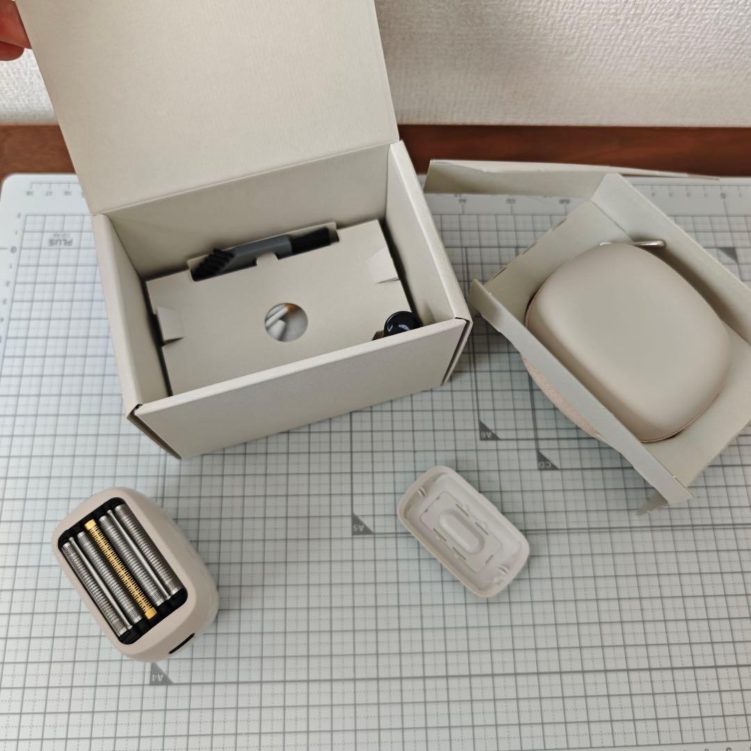 【極美品/付属品完備】パナソニック ラムダッシュ パームイン ES-PV6A-W