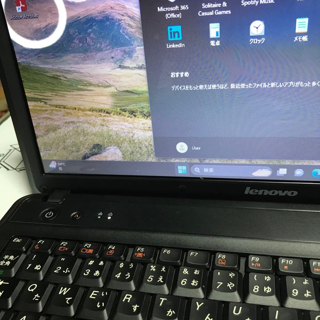 Lenovo G550Windows11core M美品