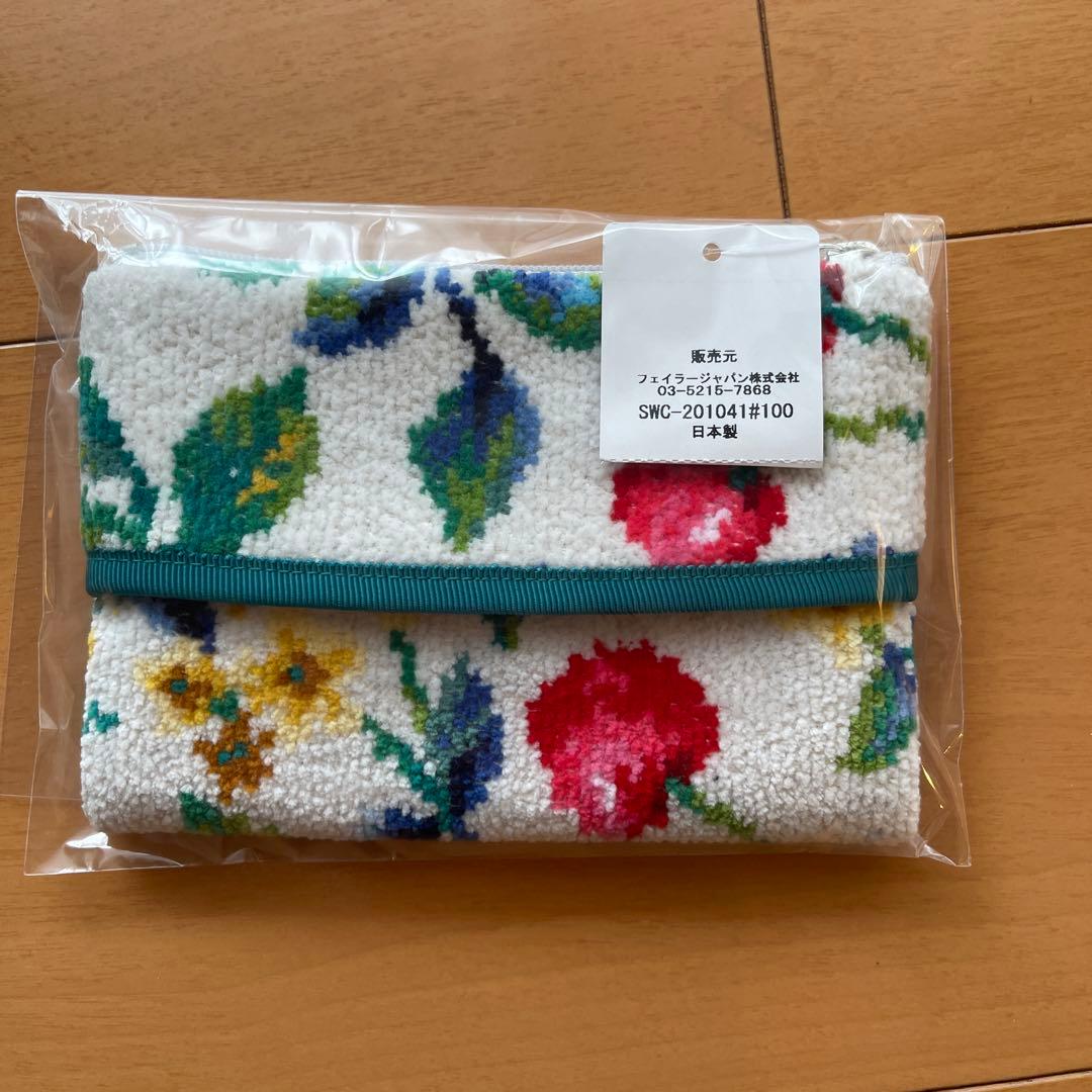 新品　FEILER チェリー柄　セット　タオル　ポーチ　箱入り