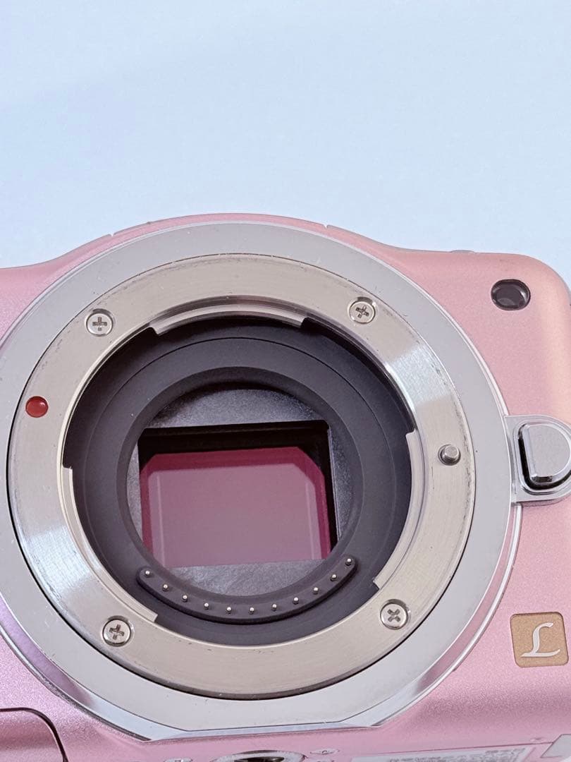 LUMIX DMC-GF3 ピンク 動作確認済 H-PS14042 定番レンズ付