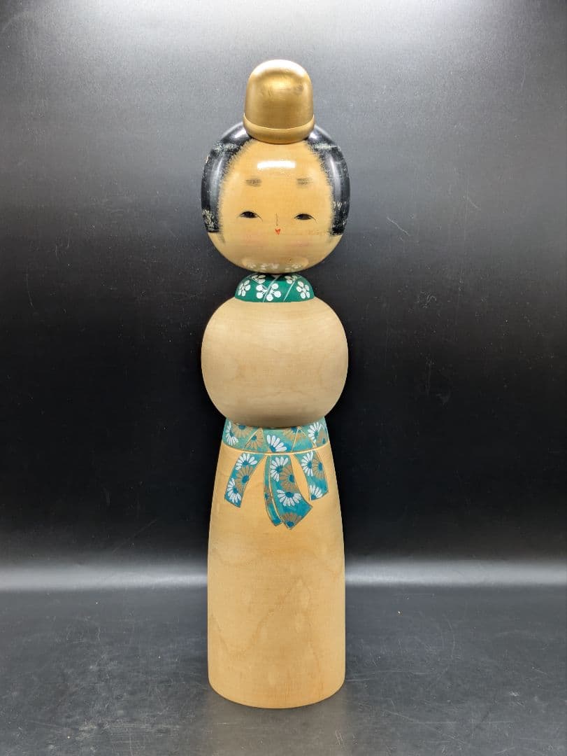 大型 創作こけし 佐藤翠崕 作 約45cm 内閣総理大臣賞受賞作家 伝統工芸