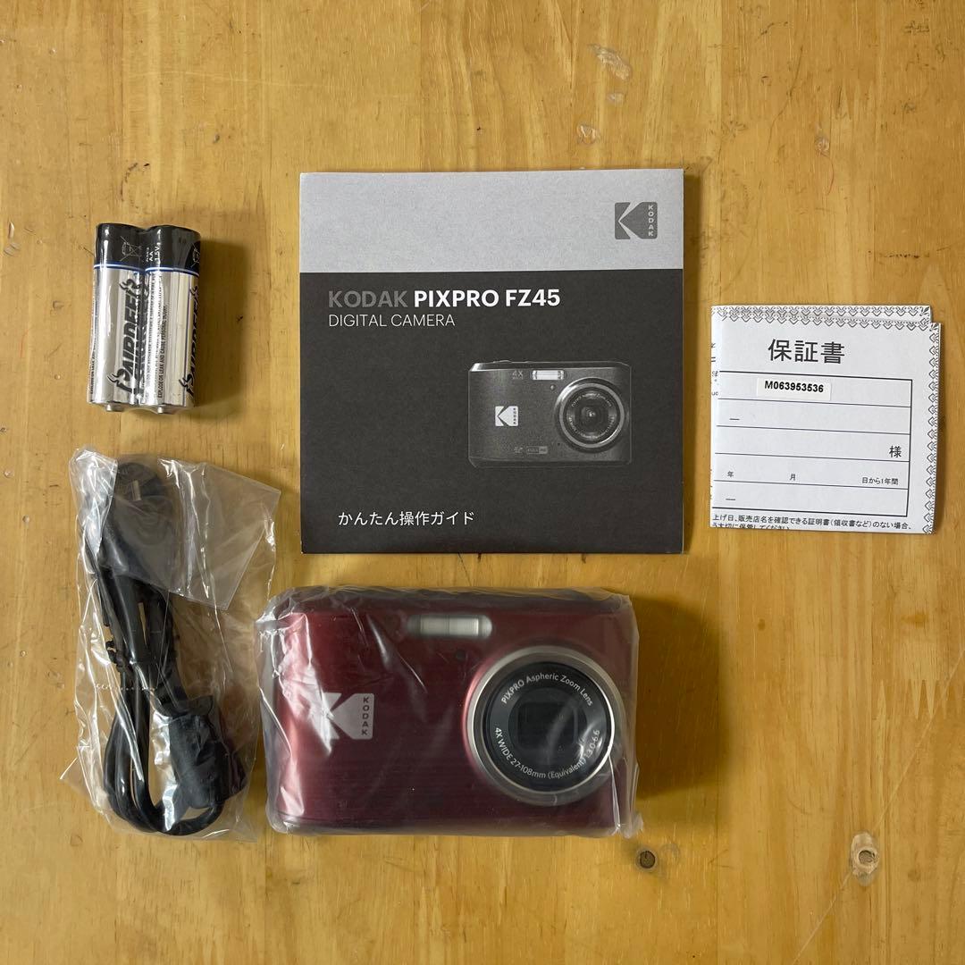 ・メーカ:KODAK ・商品名: PIXPRO FZ45RD [赤]