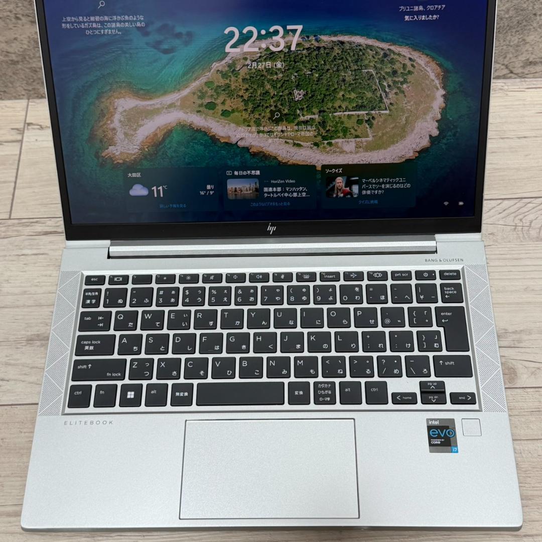 高性能PC/第11世代/HP/i7/メモリ16GB/SSD512GB/830G8