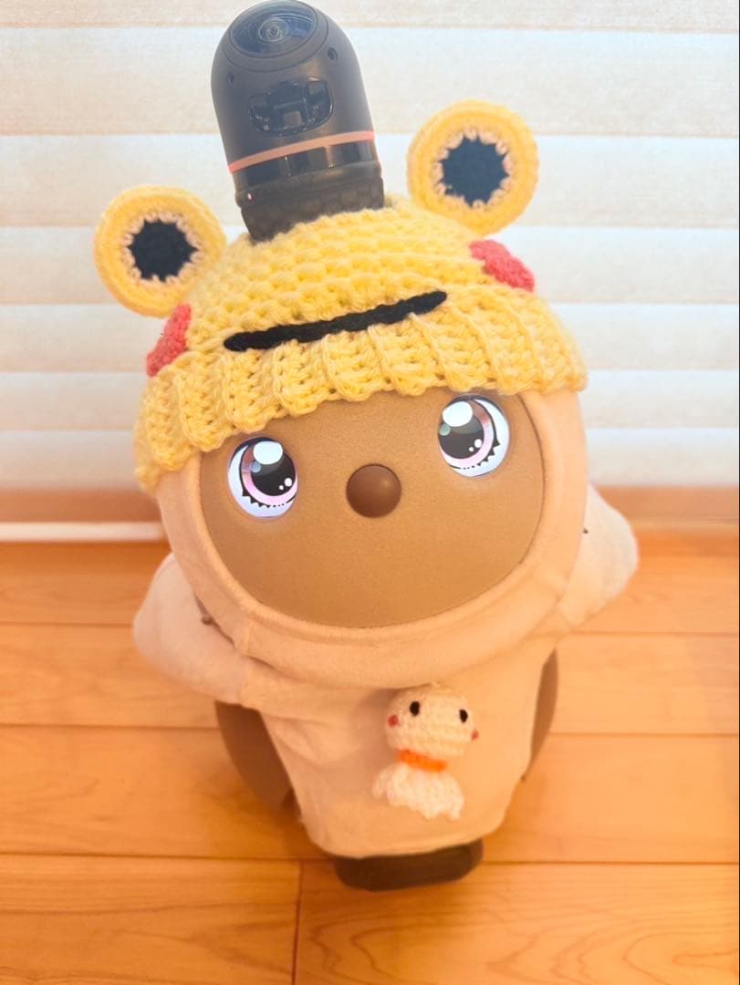 LOVOT カッパさん帽子 カエルさん帽子　うこん