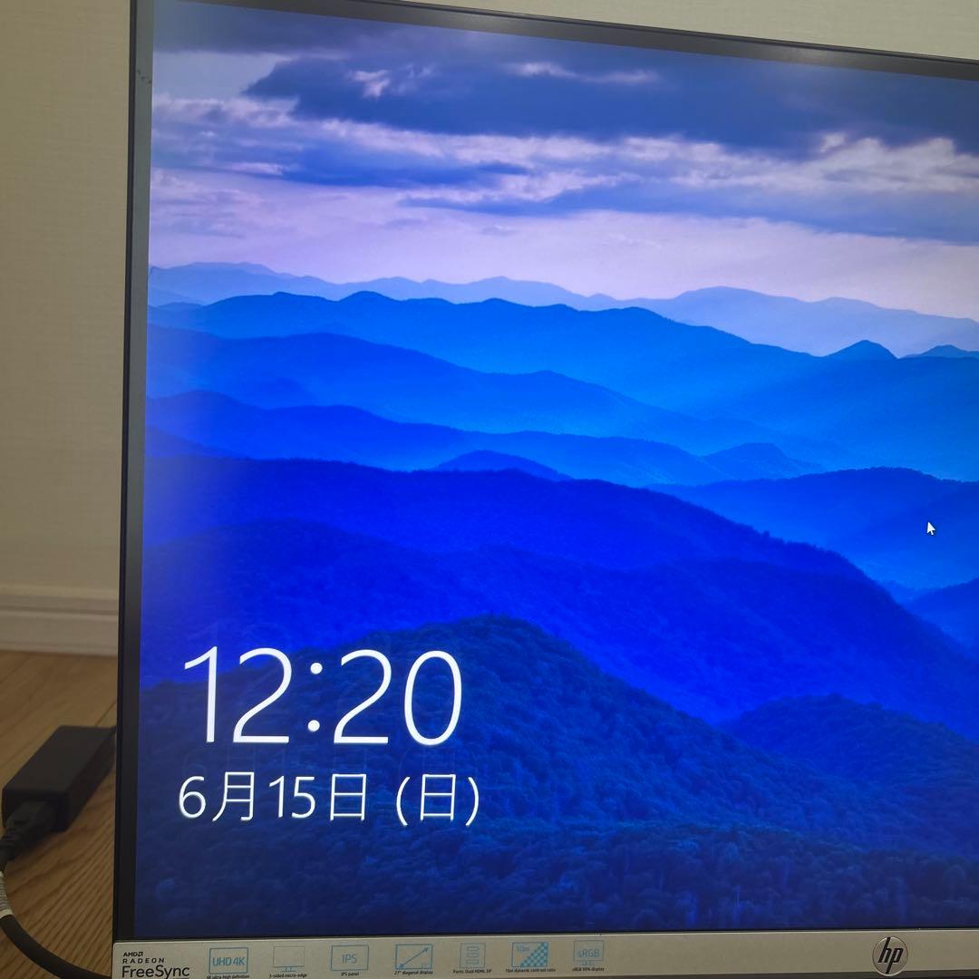 HP 27インチ・4Kモニター⭐︎HP27f 4K⭐︎2021年頃購入　室内使用