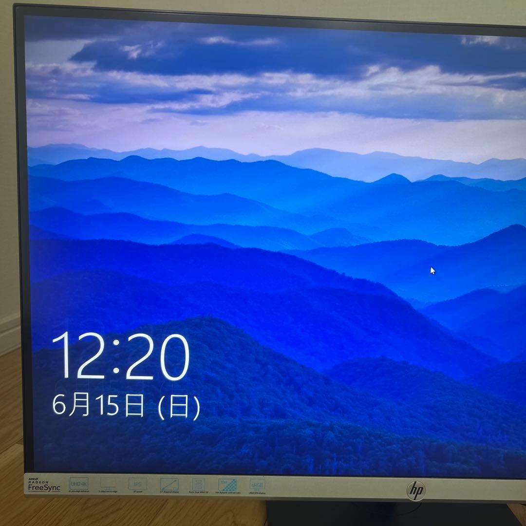 HP 27インチ・4Kモニター⭐︎HP27f 4K⭐︎2021年頃購入　室内使用