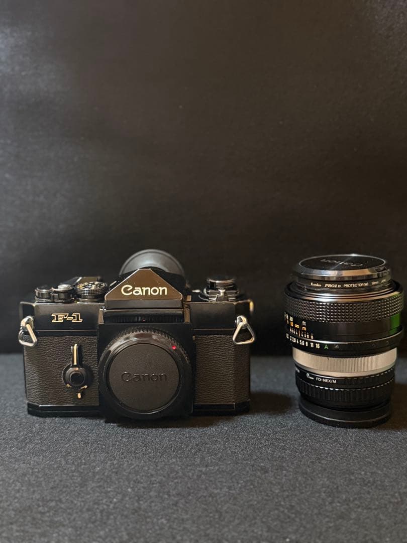 Canon F-1 後期CanonFD55mm F1.2Eマウント変換アダプター
