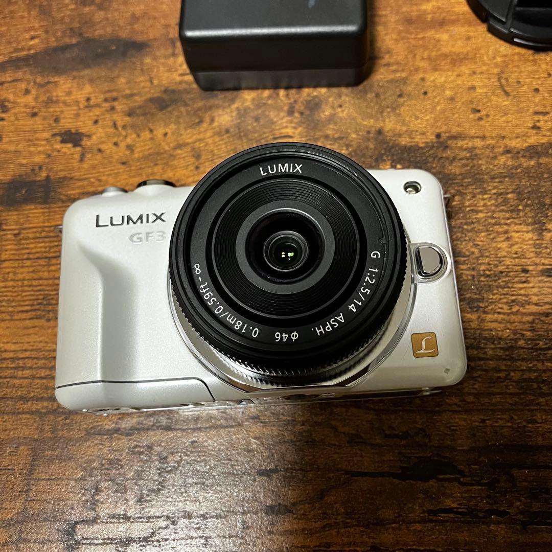 LUMIX DMC-GF3 ミラーレス一眼カメラ ホワイト