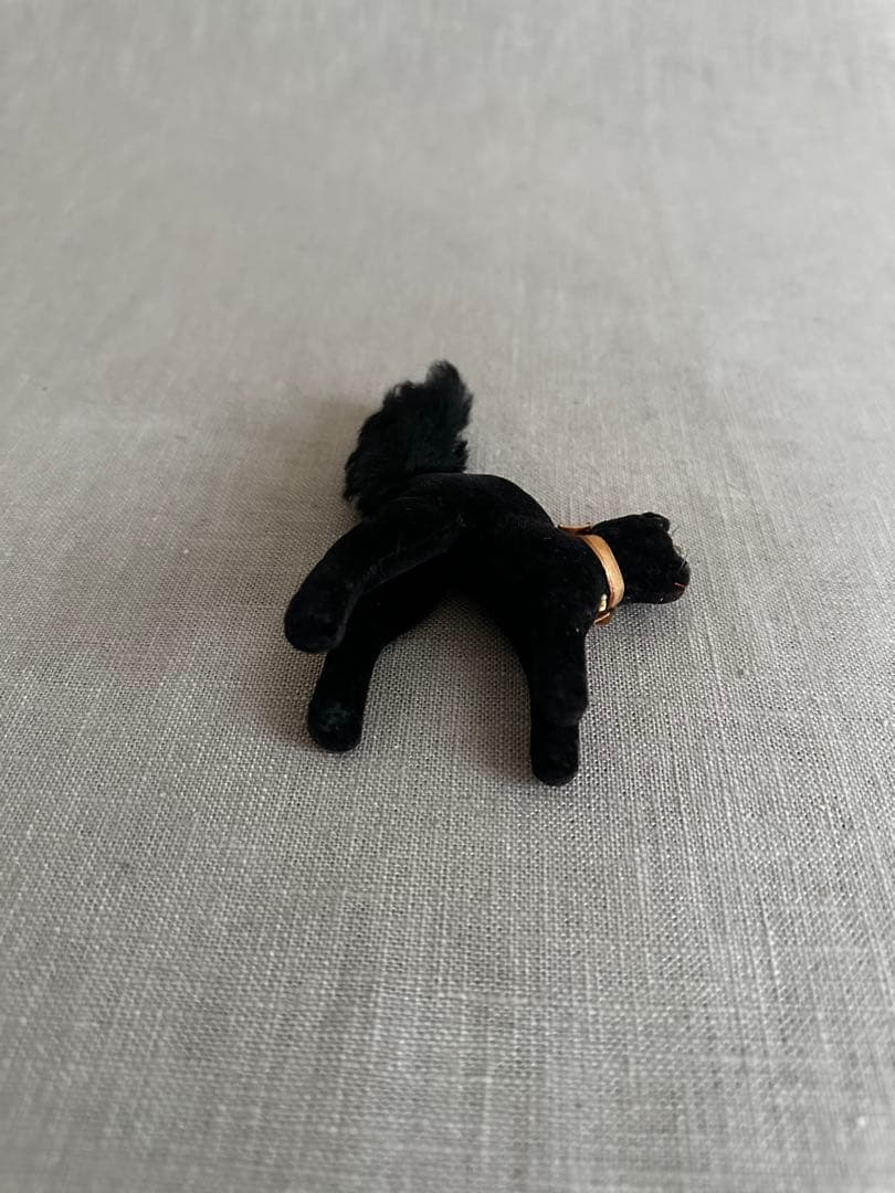 【最小】ヴィンテージ　ブラックキャット　トムキャット　シャウタイフ　置物　ドイツ