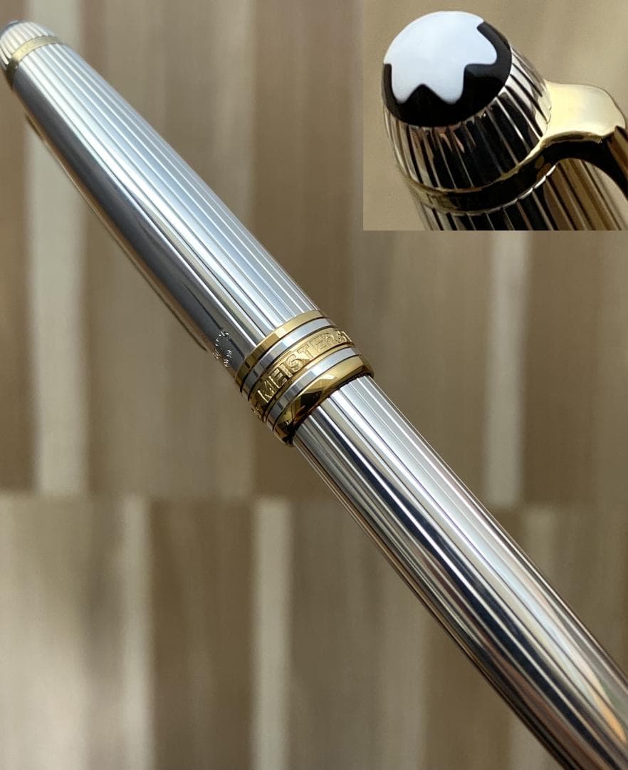 超美品 モンブラン ソリテール 1648シルバーAg925 ボールペン 付属品付