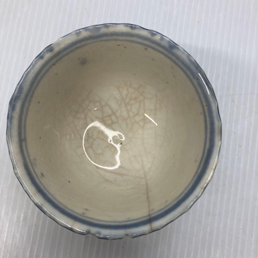 【骨董】古伊万里 染付 蕎麦猪口 4客セット 江戸〜明治 時代物