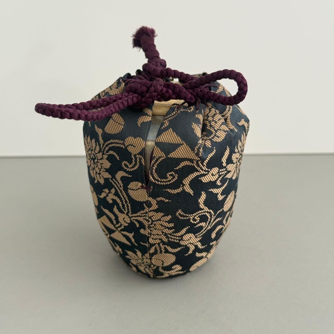 茶道具　松月造　茶入
